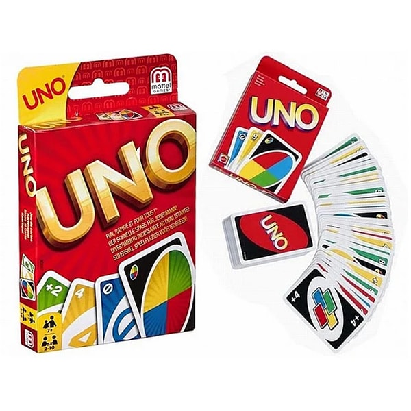 Joc de societate MATTEL Uno Clasic MTW2085, 7 ani+, 2-10 jucatori