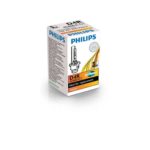Bec auto far Xenon PHILIPS D4R Vision, 85V, 35W, P32D-6, cutie 1 bucata