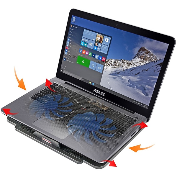 Suport laptop PROMATE AIRBASE-1, 17", negru