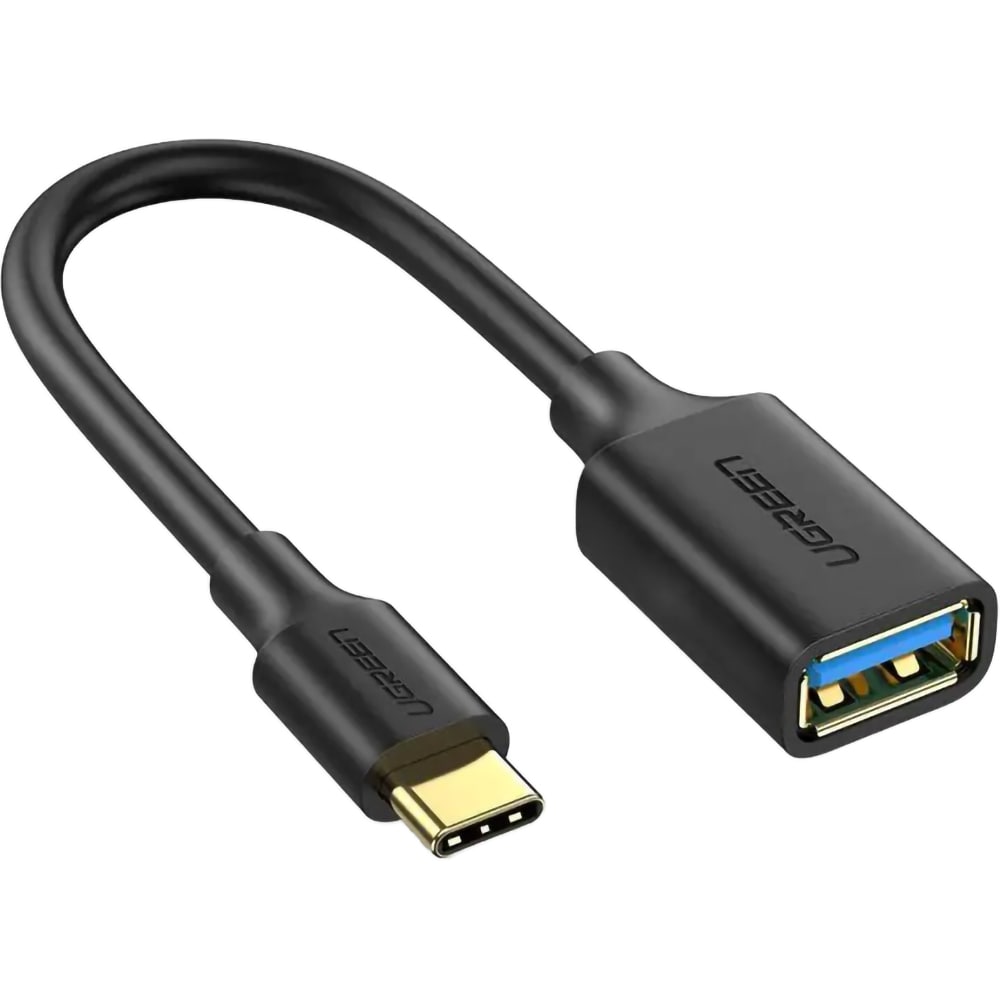 Cablu adaptor OTG USB C - USB A UGREEEN 30701, negru
