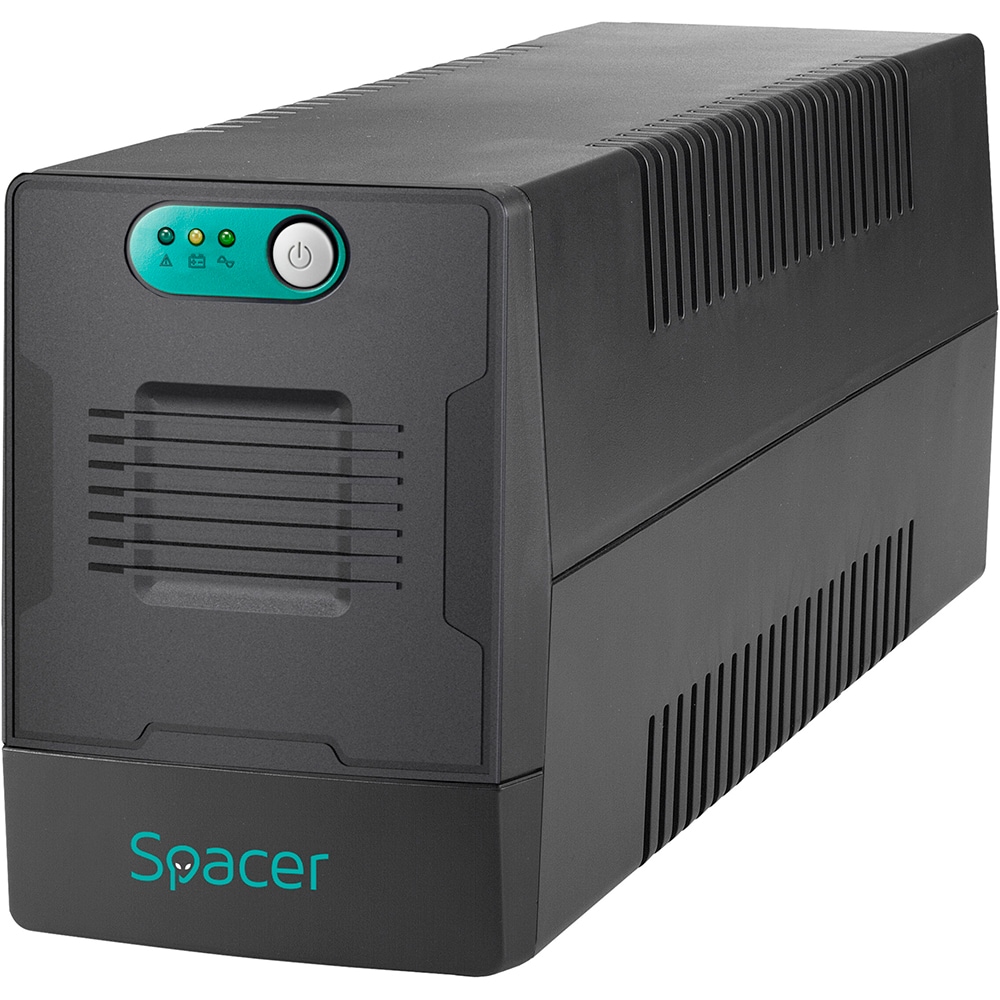 Unitate UPS SPACER SPUP-600L-LIT01, 600VA, AVR, Schuko