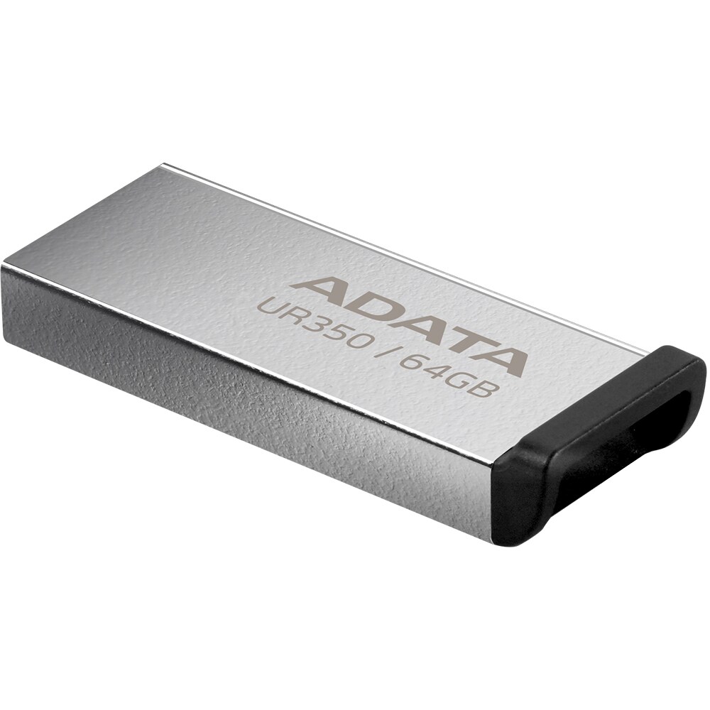 Memorie USB ADATA UR350, 64GB, USB 3.2 Gen 1, gri