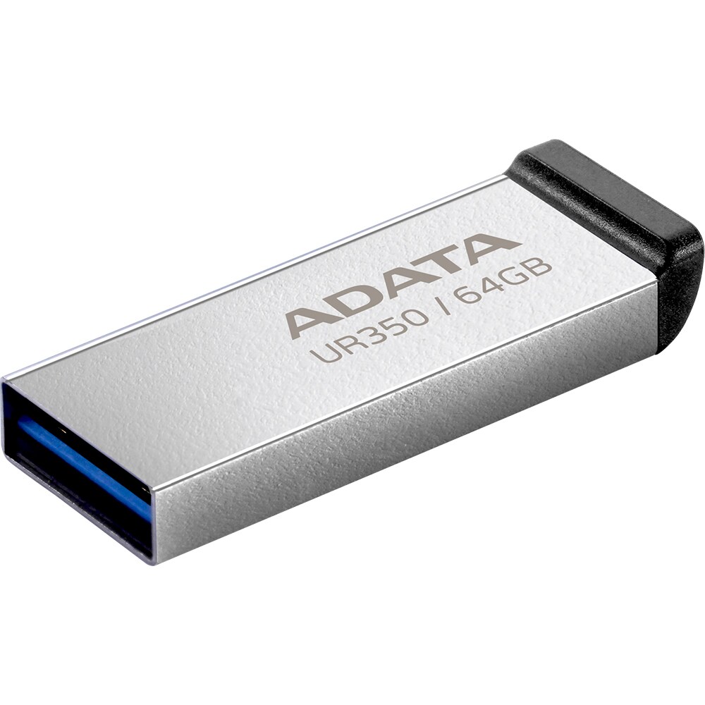 Memorie USB ADATA UR350, 64GB, USB 3.2 Gen 1, gri