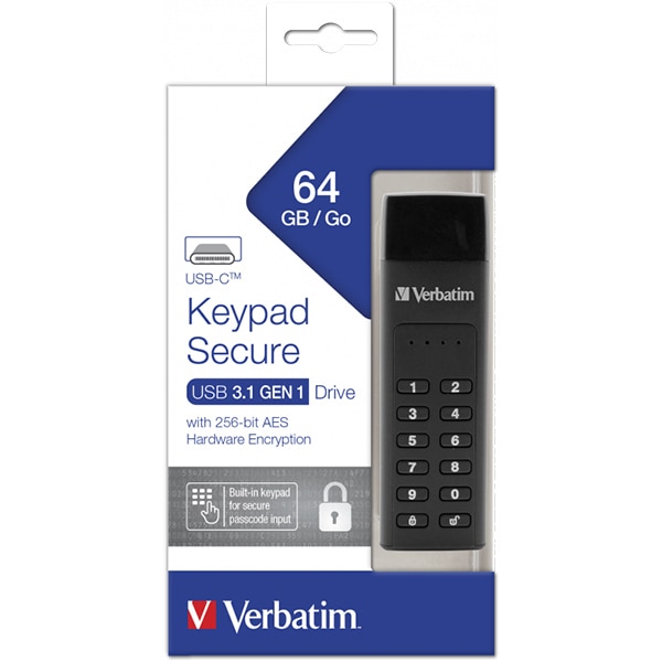 USB KEYPAD SECURE 64GB