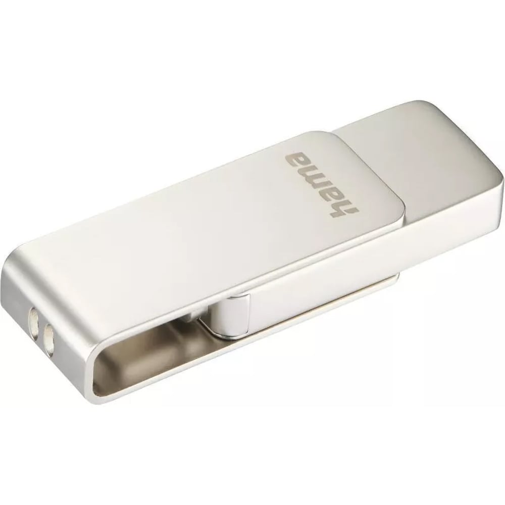 Memorie USB HAMA Uni-C Rotate Pro, 128GB, Type C 3.1, argintiu