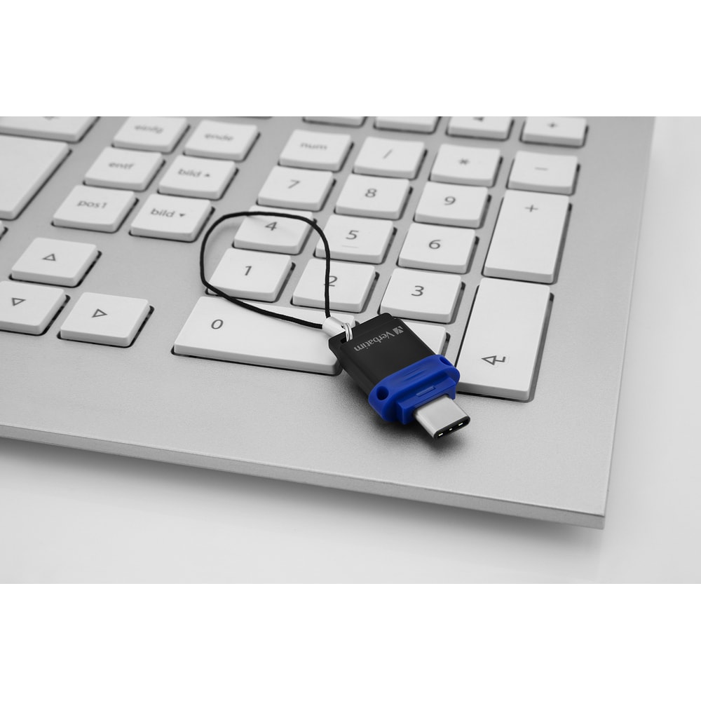 Memorie USB VERBATIM 49967, 64GB, USB 3.2 Type C, albastru