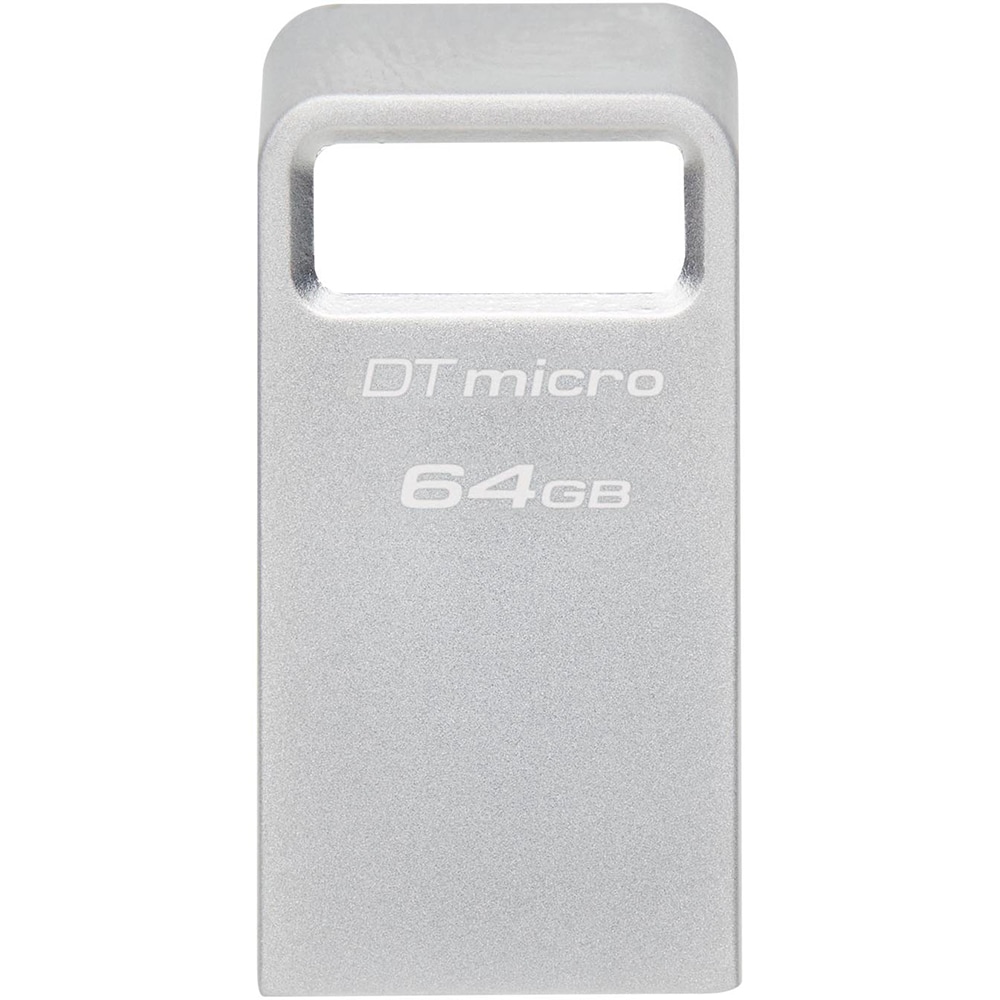 Memorie USB KINGSTON DataTraveler Micro DTMC3G2, 64GB, USB 3.2, argintiu