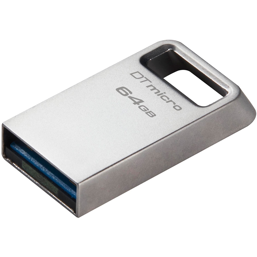 Memorie USB KINGSTON DataTraveler Micro DTMC3G2, 64GB, USB 3.2, argintiu