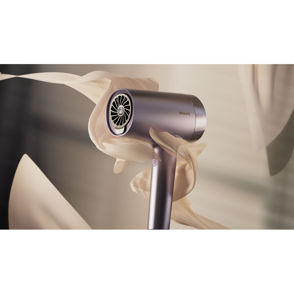 Uscator de par PHILIPS BHD720/10, 1800W, 2 viteze, Thermoshield Advanced, mov
