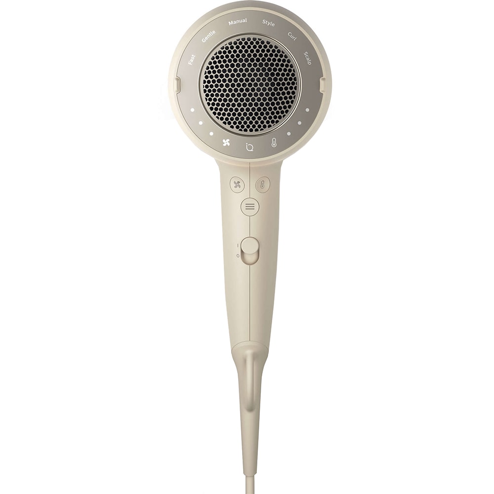 Uscator de par PHILIPS Seria 9000 BHD829/00, 1800W, 3 viteze, 3 trepte temperatura, tehnologie SenseIQ, bej