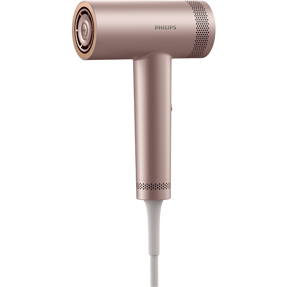 Uscator de par PHILIPS Seria 8000 BHD837/10, 1400W, 3 viteze, 4 trepte temperatura, ThermoShield Advanced, roz