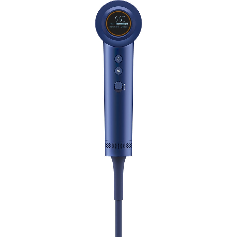 Uscator de par PHILIPS BHD839/00 Seria 8000, 1400W, Tehnologie ThermoShield, 3 viteze, 4 trepte temperatura, albastru
