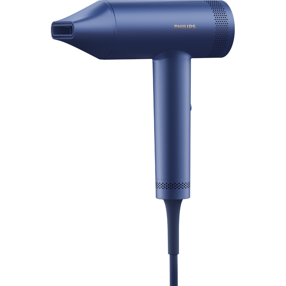 Uscator de par PHILIPS BHD839/00 Seria 8000, 1400W, Tehnologie ThermoShield, 3 viteze, 4 trepte temperatura, albastru