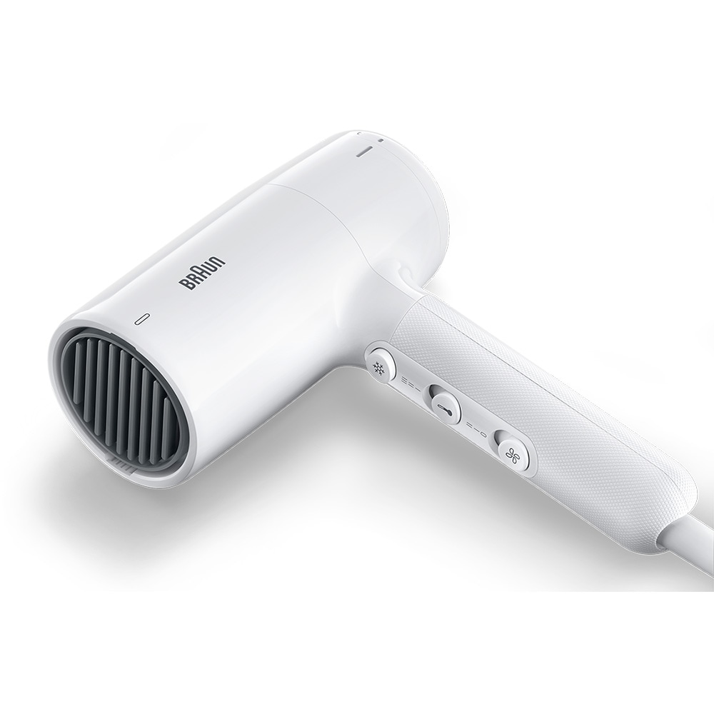 Uscator de par BRAUN BRHD210E, 2100W, 2 viteze, 3 trepte temperatura, alb