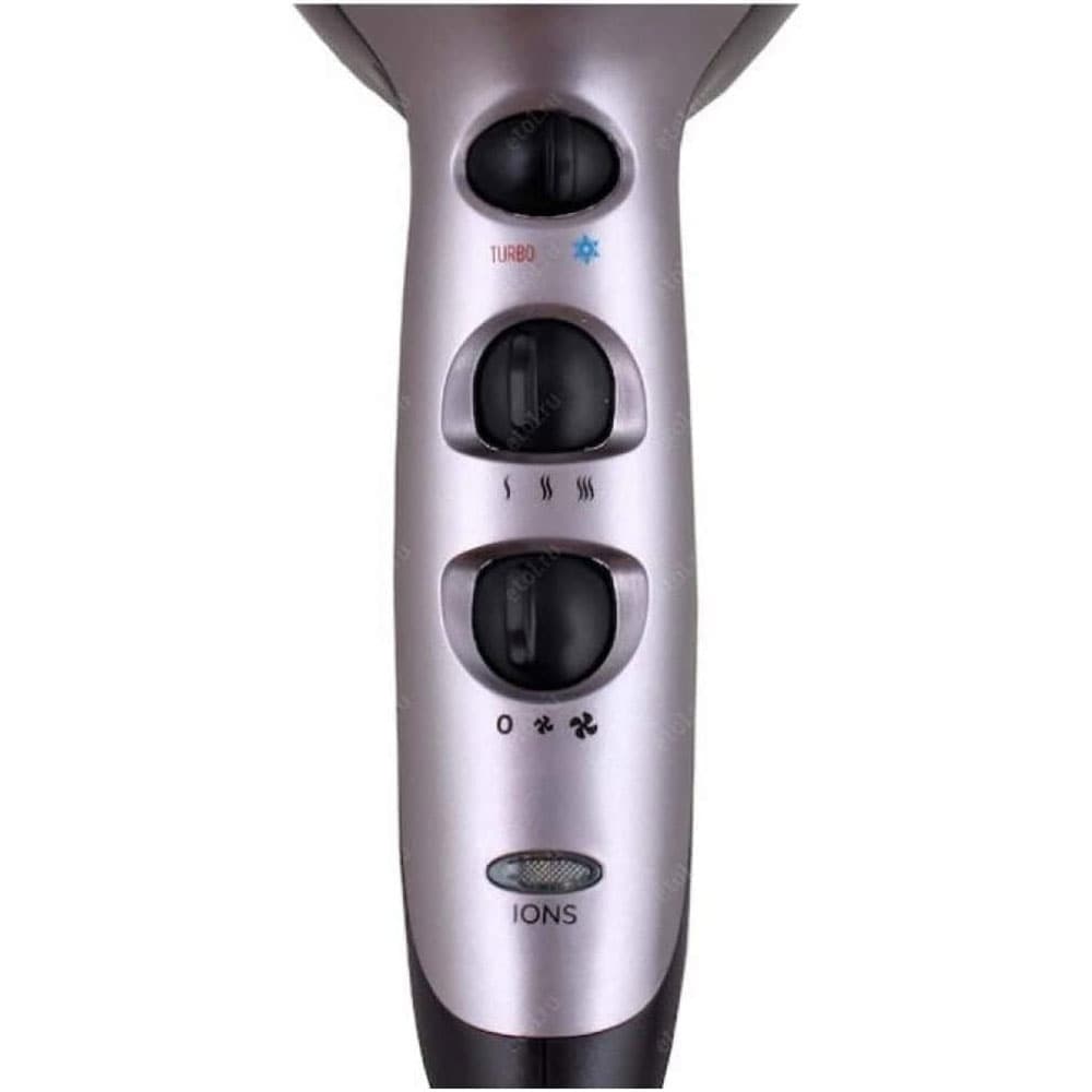 Uscator de par REMINGTON Pro-Air Turbo D5220, 2400W, 2 viteze, 3 trepte temperatura, negru