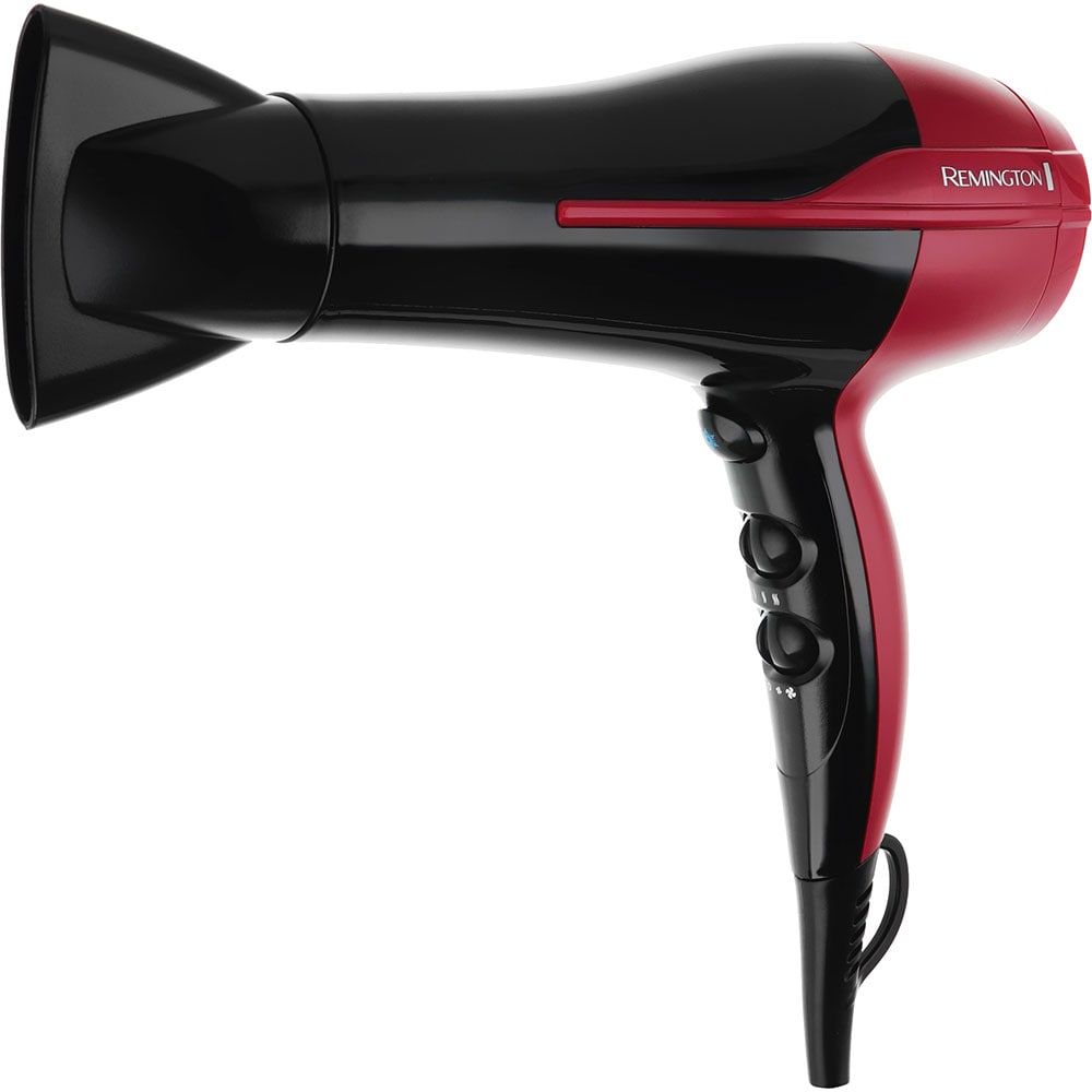 Uscator de par REMINGTON Pro Air Dry D5950, 2200W, 2 viteze, 3 trepte temperatura, rosu