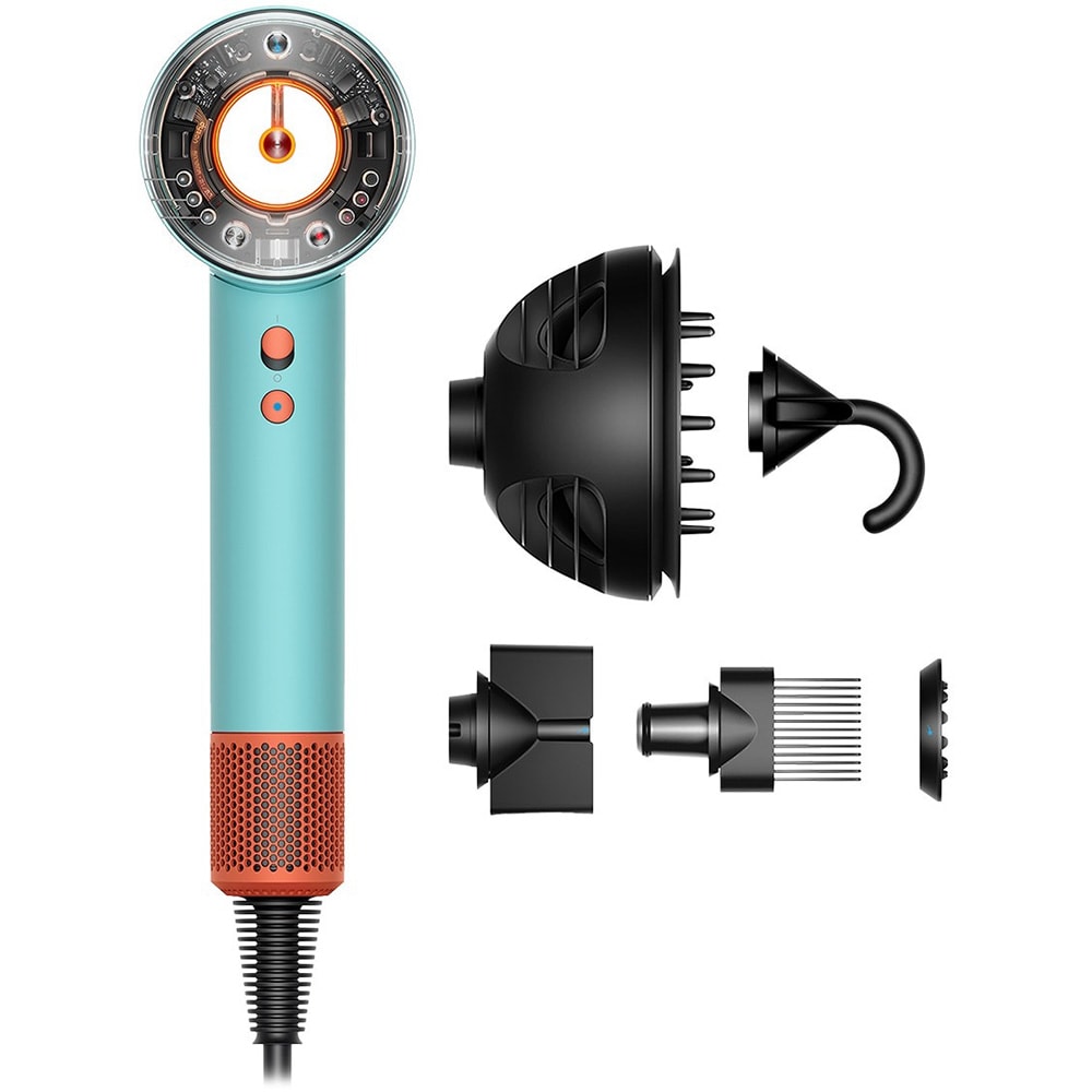 Uscator de par DYSON Supersonic Nural HD16, 1600W, 3 viteze, 4 trepte temperatura, patina-topaz
