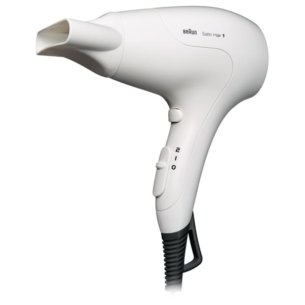 Uscator de par BRAUN Satin Hair 3 PowerPerfection HD180, 1800W, 2 viteze, 2 trepte temperatura, alb
