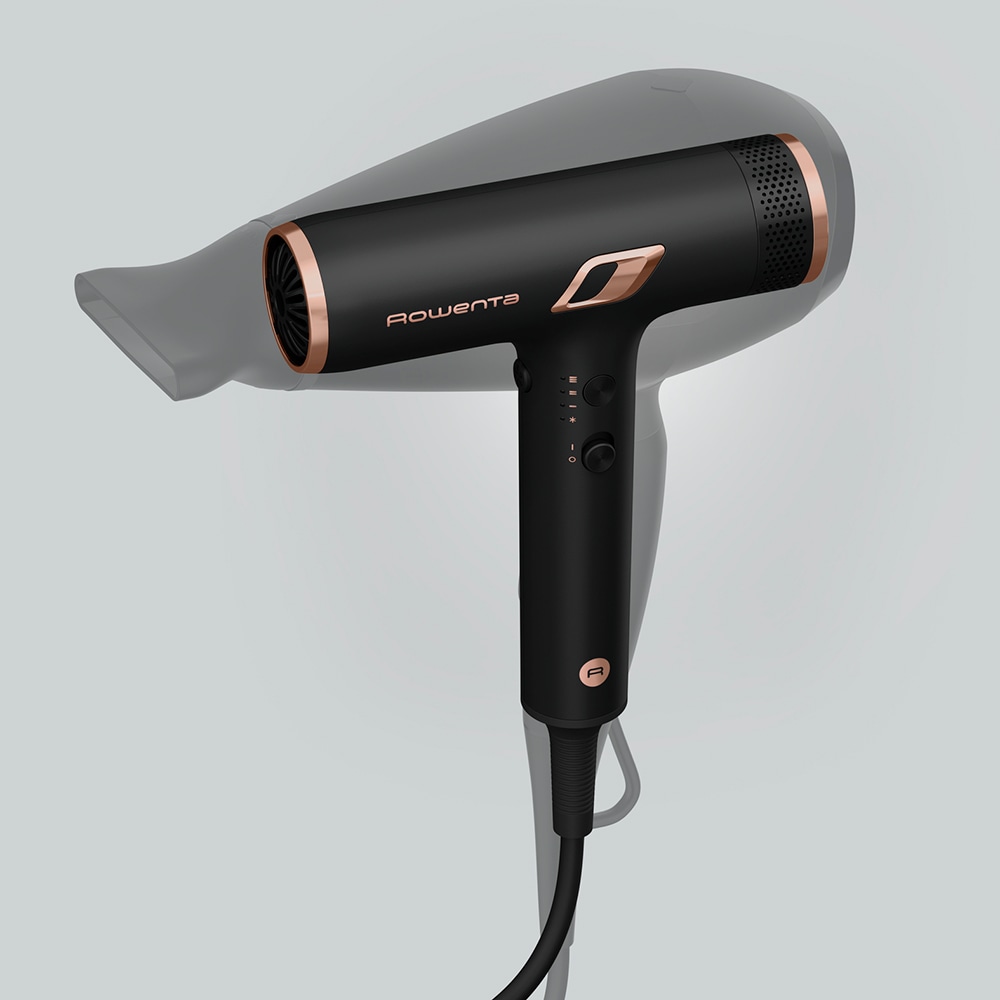 Uscator de par ROWENTA Nano HY8310F0, 1700W, 3 viteze, 3 trepte temperatura, negru
