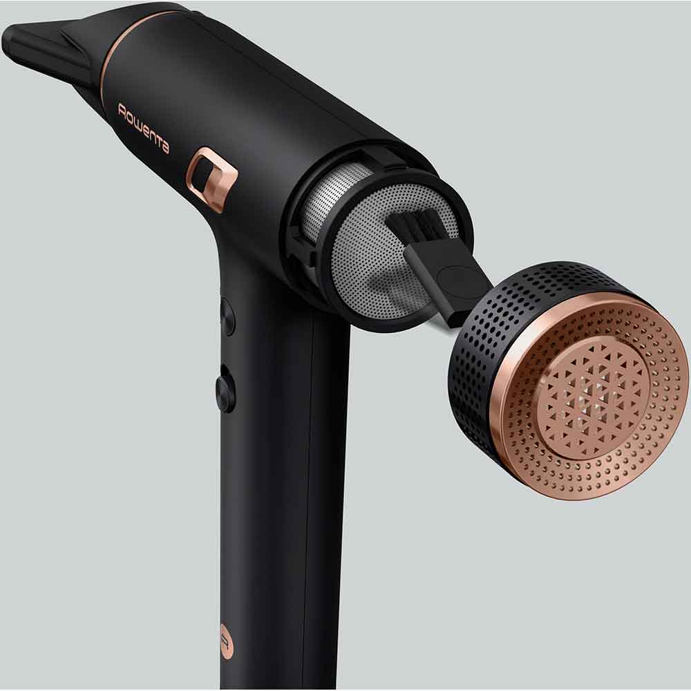 Uscator de par ROWENTA Nano HY8310F0, 1700W, 3 viteze, 3 trepte temperatura, negru