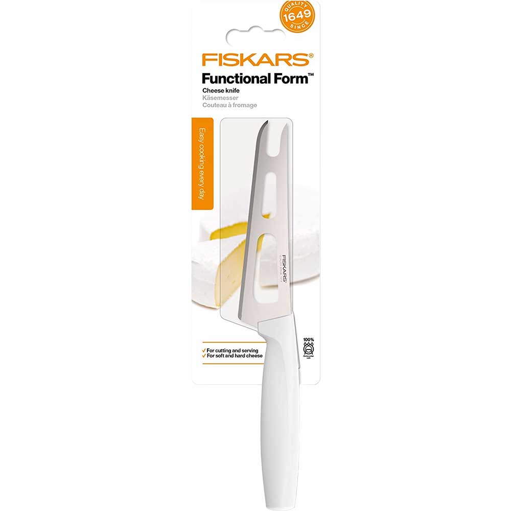 Cutit branzeturi FISKARS Functional Form 1015987, 12cm, alb