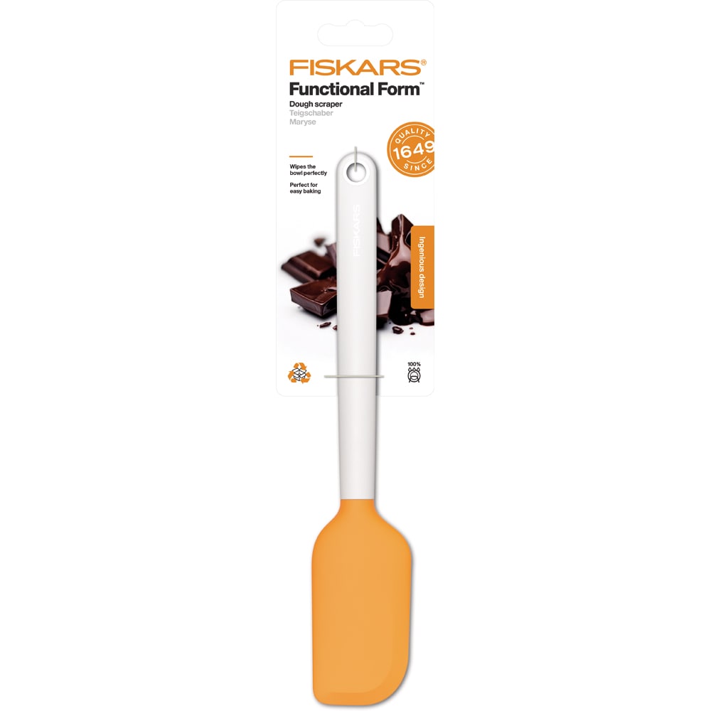 Spatula FISKARS Functional Form 1023615, silicon, portocaliu