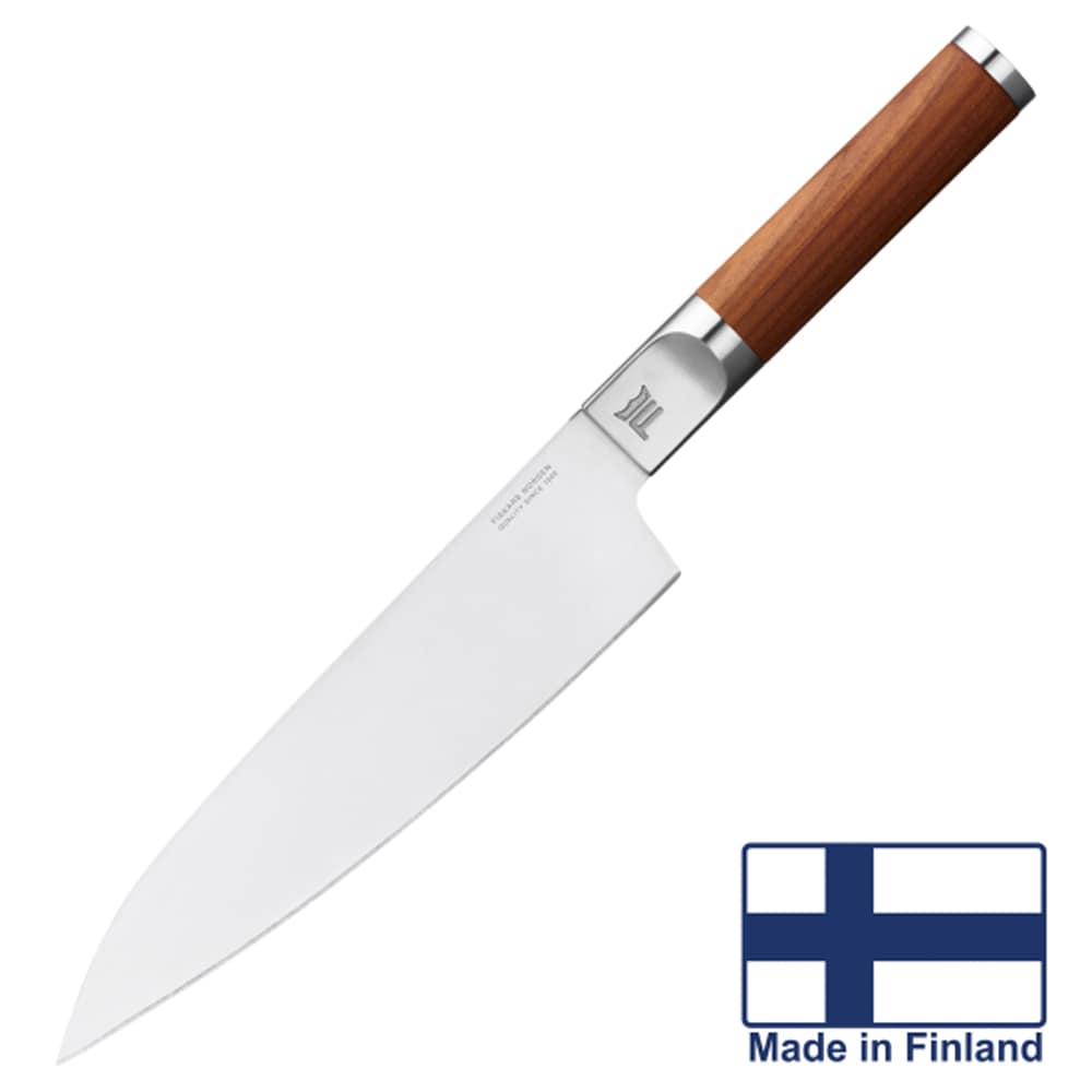 Cutitul bucatarului FISKARS Norden 1026419, 21cm, otel, maro