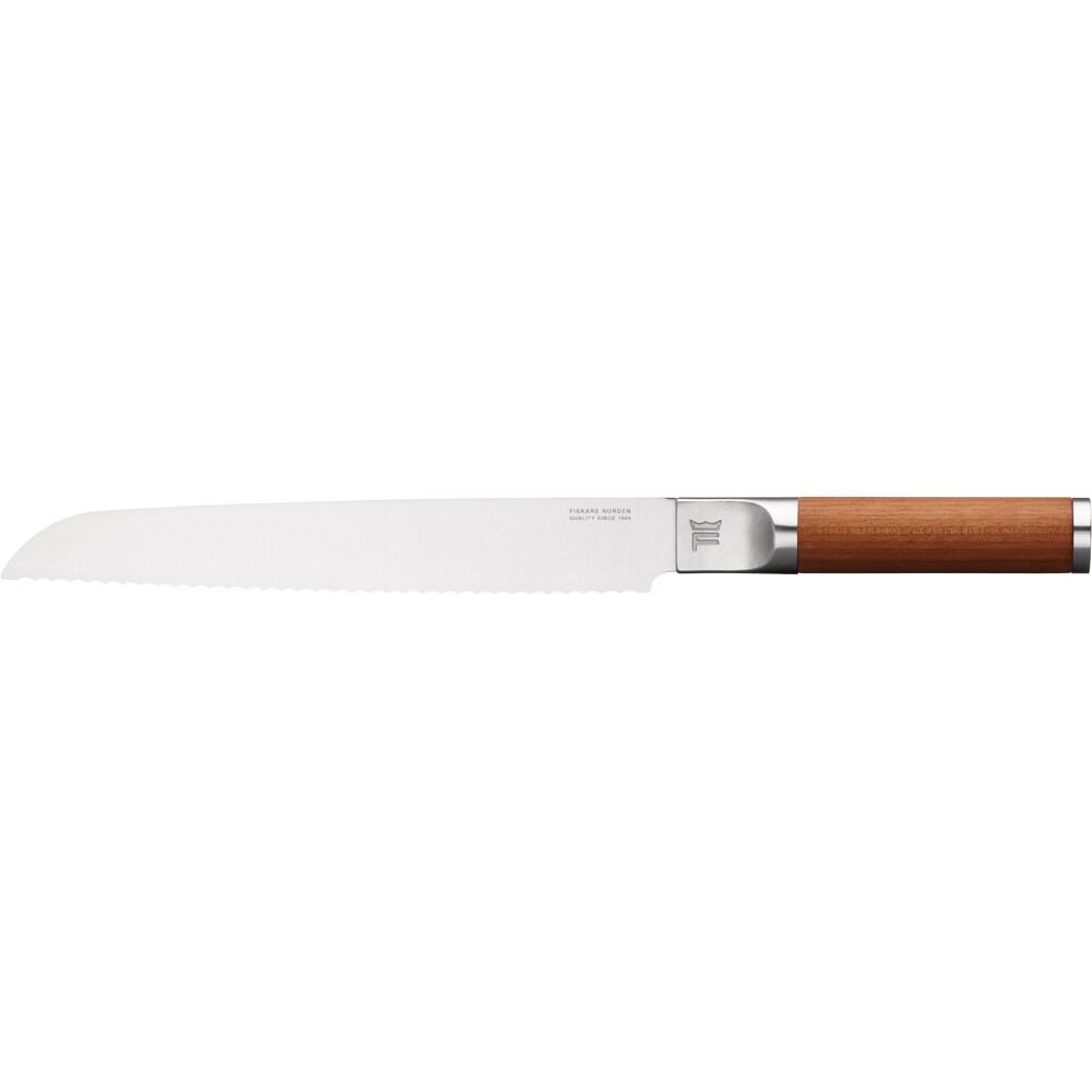 Cutit pentru paine FISKARS Norden 1026421, 23cm, otel, maro