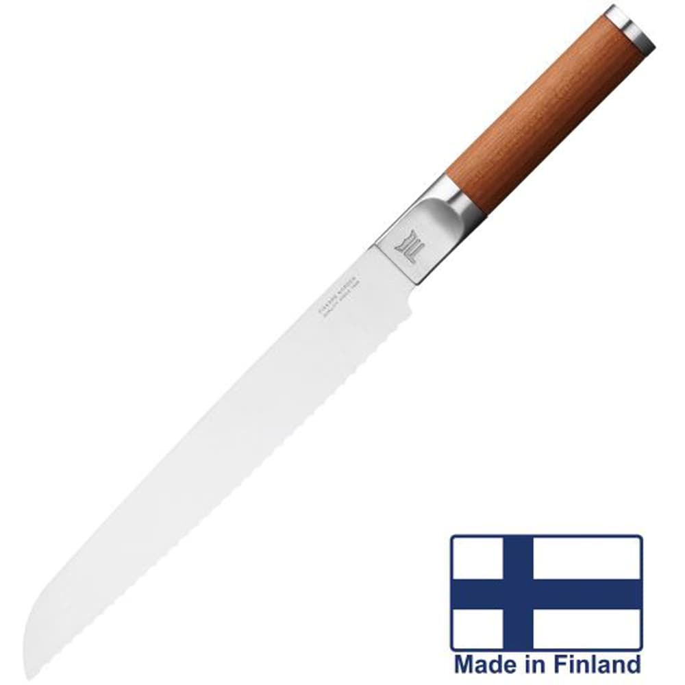 Cutit pentru paine FISKARS Norden 1026421, 23cm, otel, maro