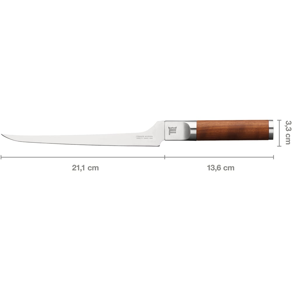 Cutit pentru filetat FISKARS Norden 1026423, 21cm, otel, maro