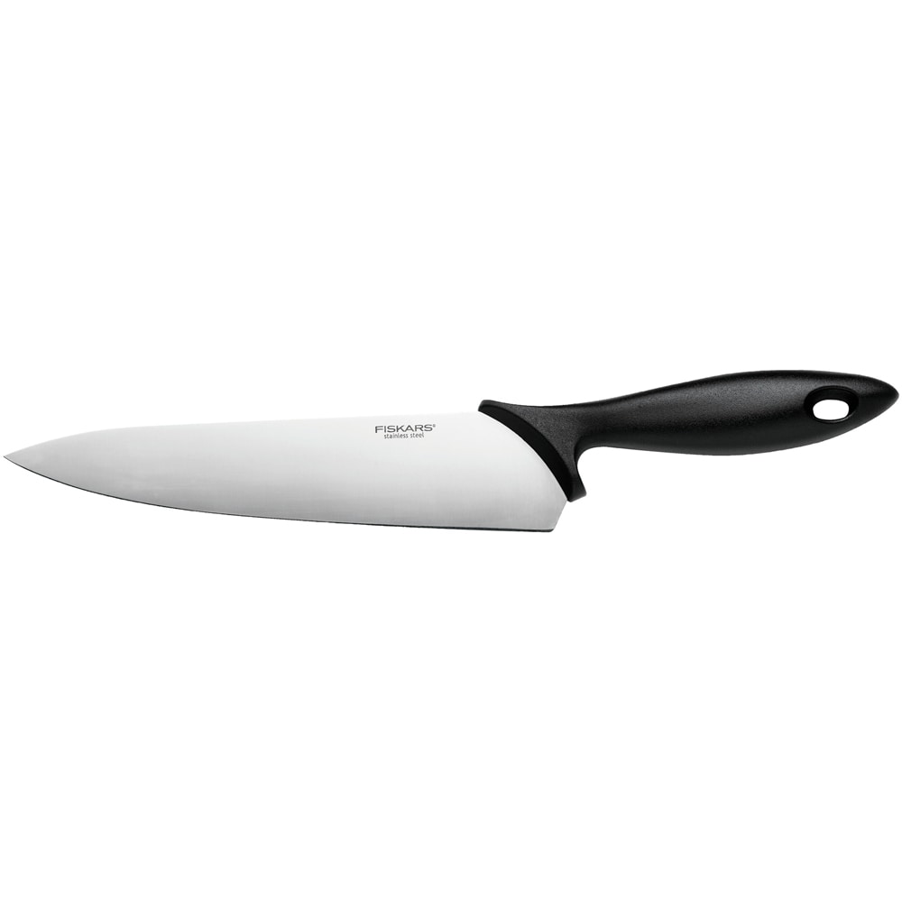 Cutit bucatar FISKARS Essential 1065565, 21cm, otel, negru