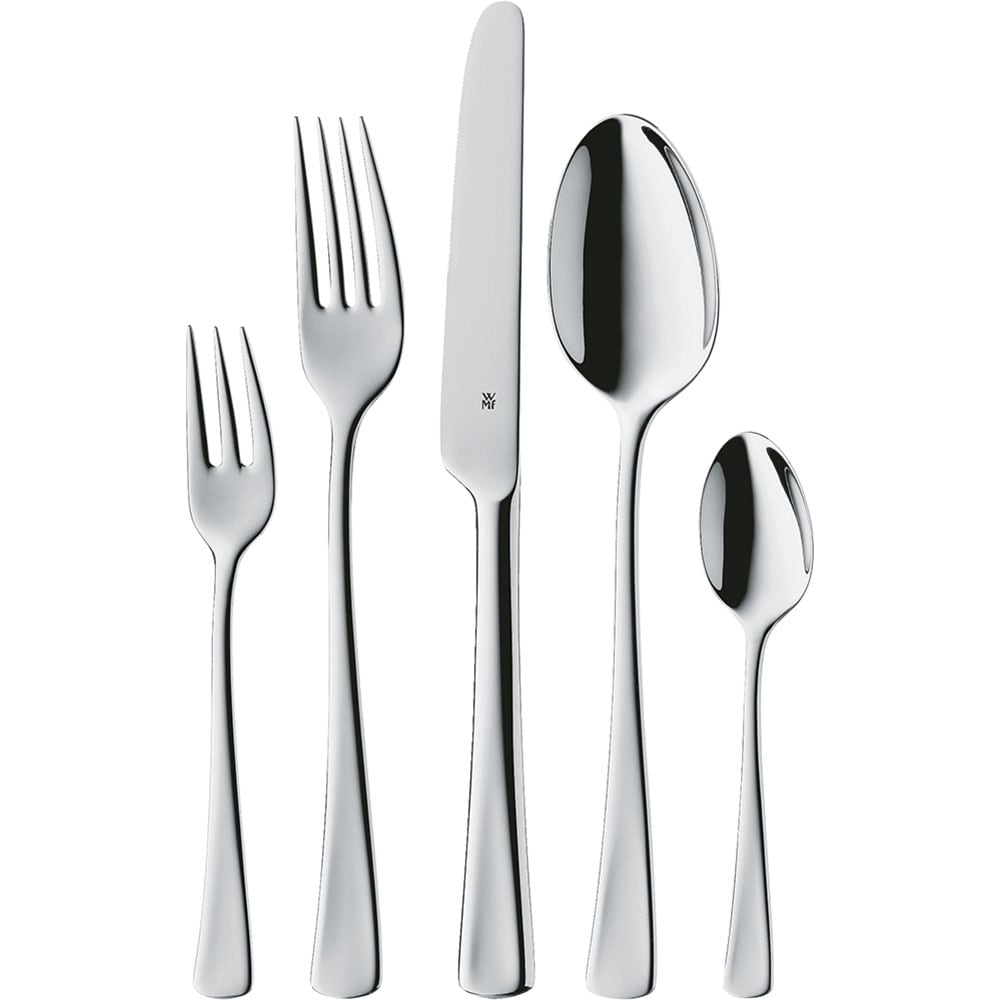 Set tacamuri WMF Denver, 60 piese, inox, argintiu