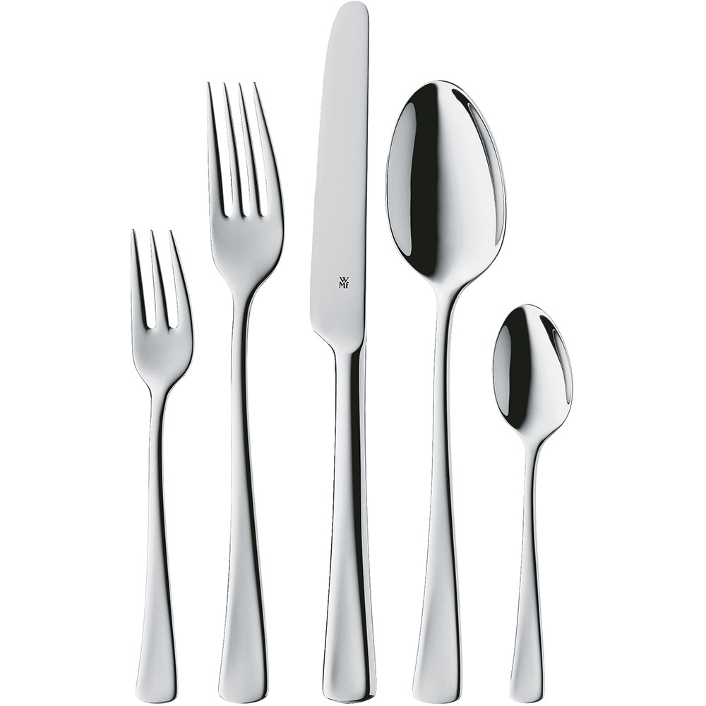 Set tacamuri WMF Denver, 30 piese, inox, argintiu