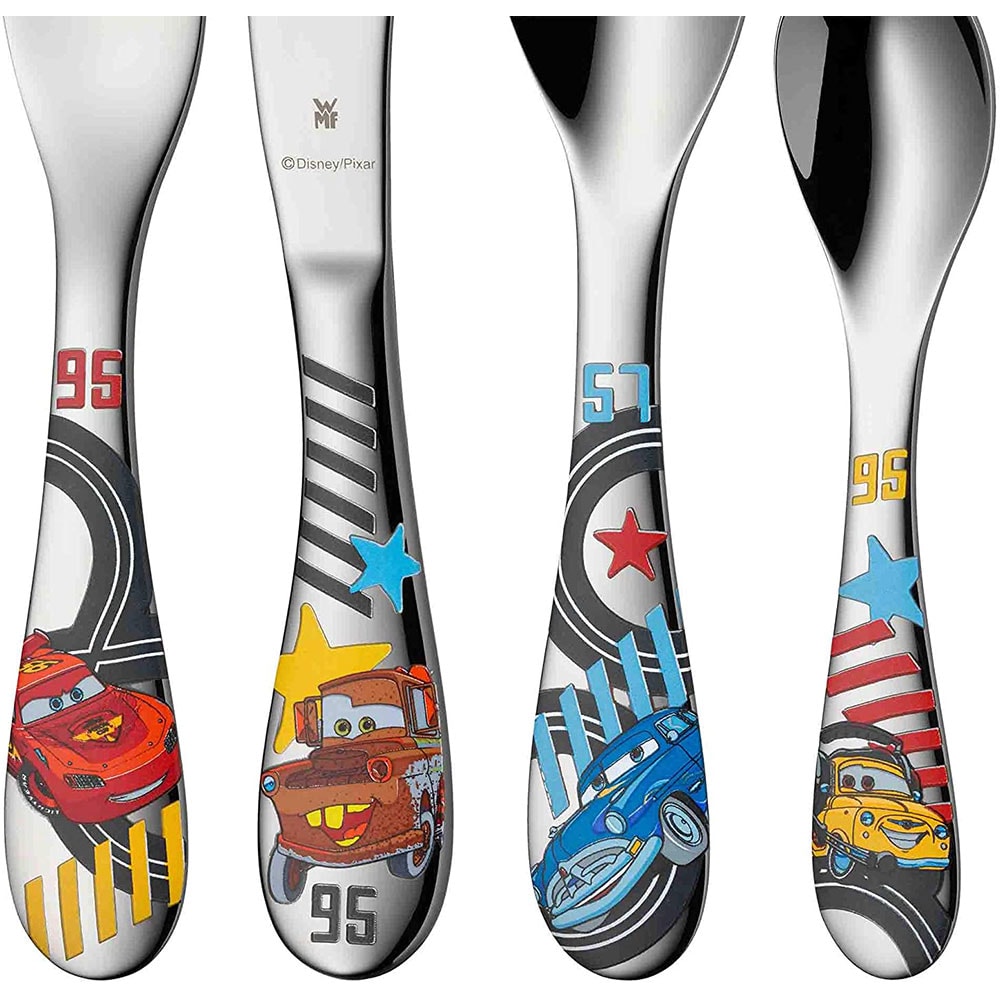 Set complet de hranire WMF Disney Cars, 3 ani, 6 piese, multicolor