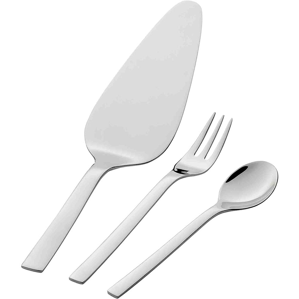 Set tacamuri pentru prajituri WMF Nuova, 13 piese, otel