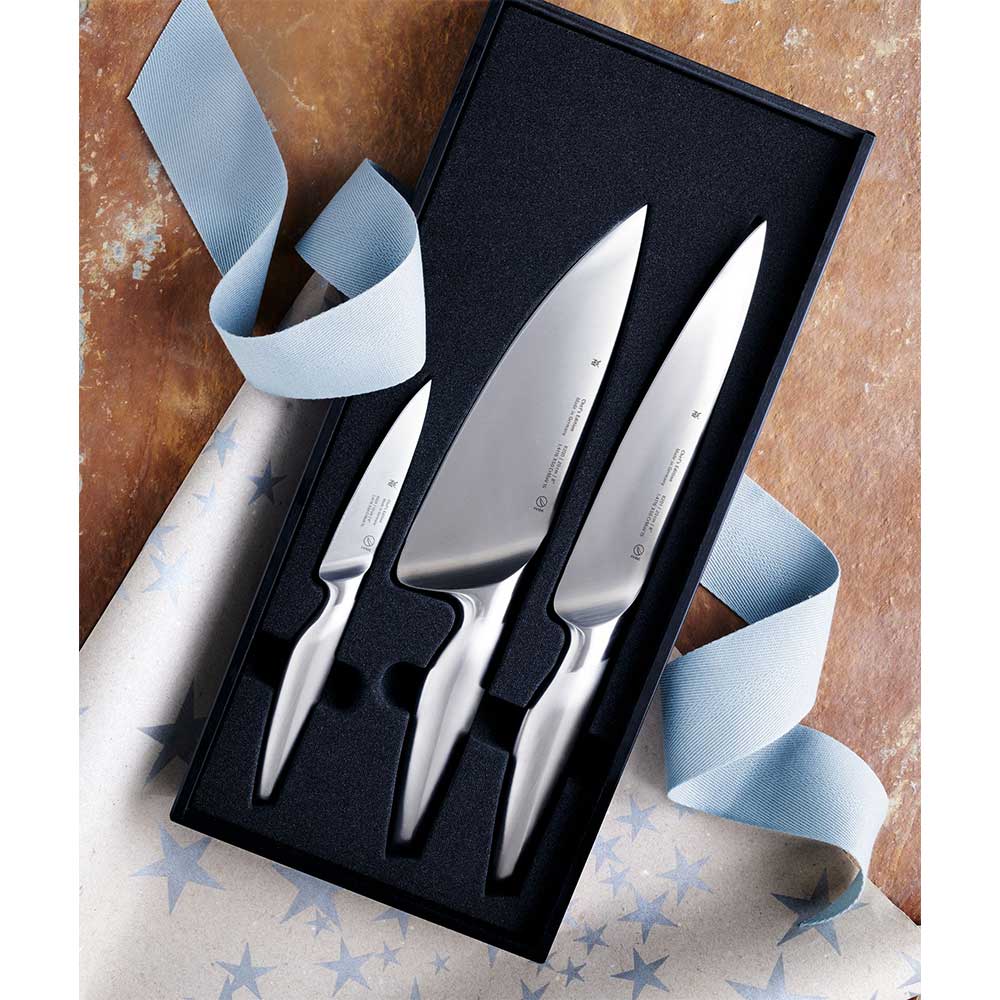 Set cutite WMF Chef's Edition, 3 piese, 20cm, argintiu