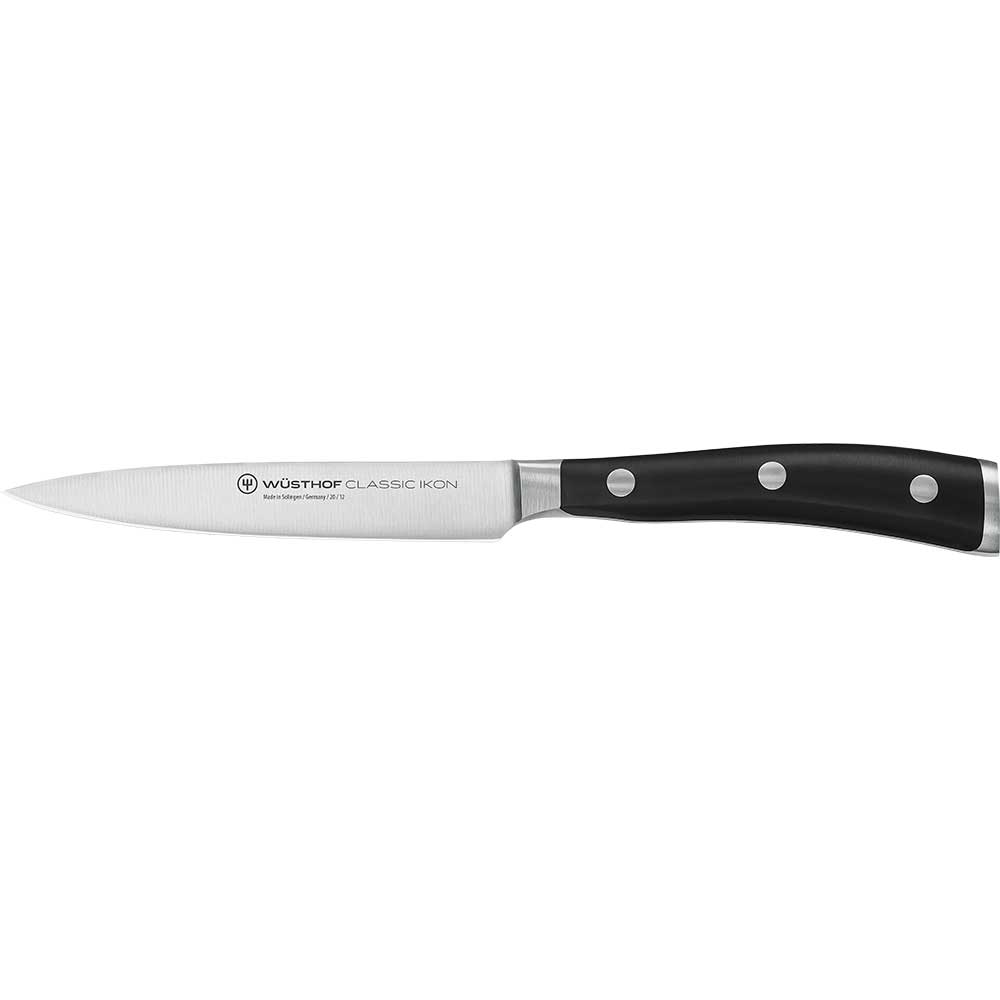 Cutit utilitar WUSTHOF Classic Ikon, 12cm, otel, negru