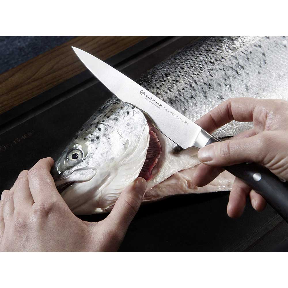 Cutit utilitar WUSTHOF Classic Ikon, 12cm, otel, negru