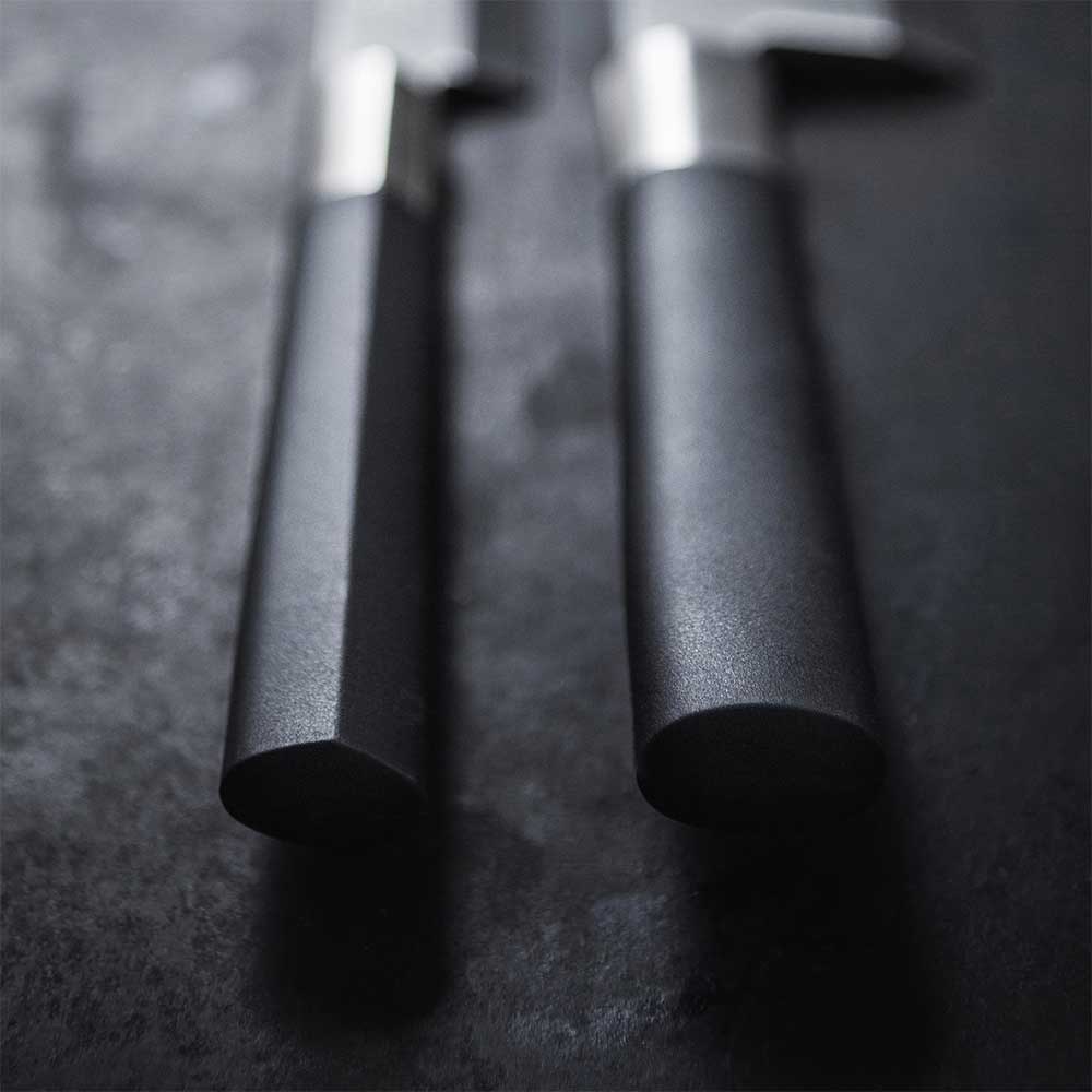 Cutit Chef KAI Wasabi 6715C, 15cm, inox, negru