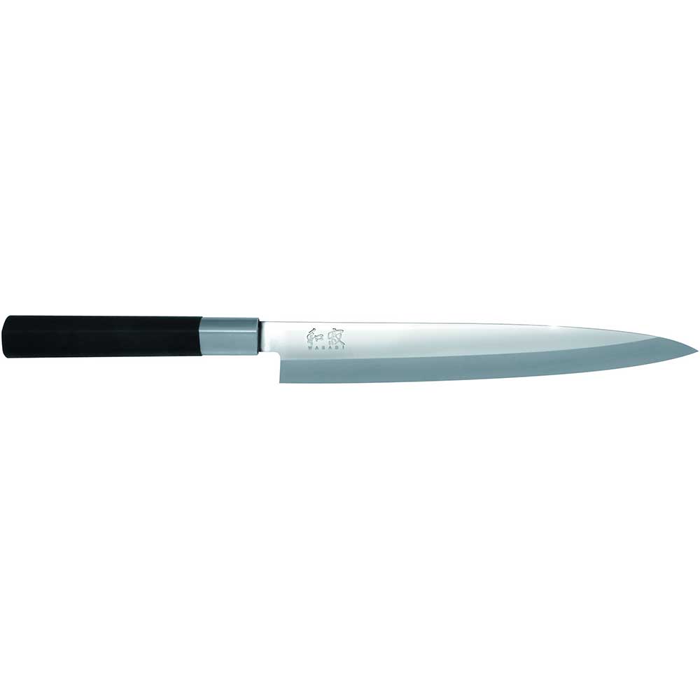Cutit KAI Wasabi Yanagiba 6721Y, 21cm, inox, negru