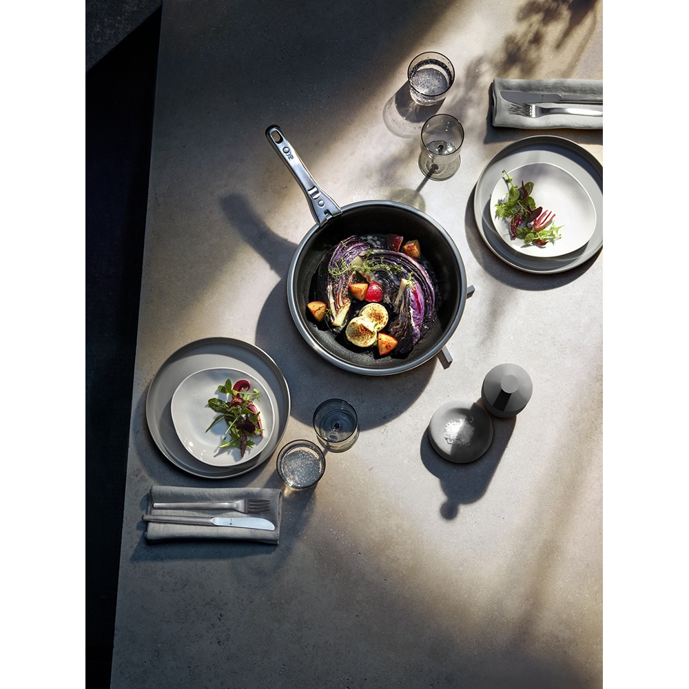 Maner detasabil pentru gama de vase de gatit WMF Click & Serve 787106820, inox, argintiu