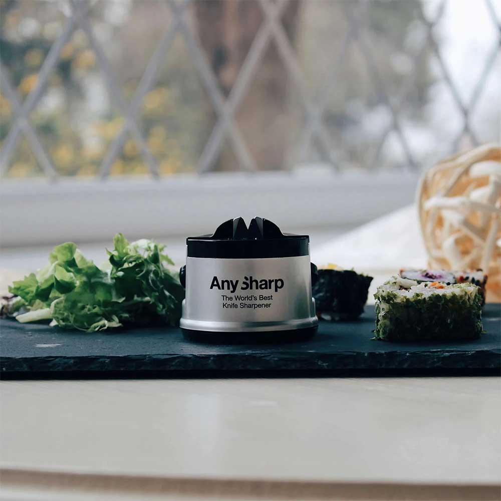 Dispozitiv universal pentru ascutit ANYSHARP Classic, argintiu