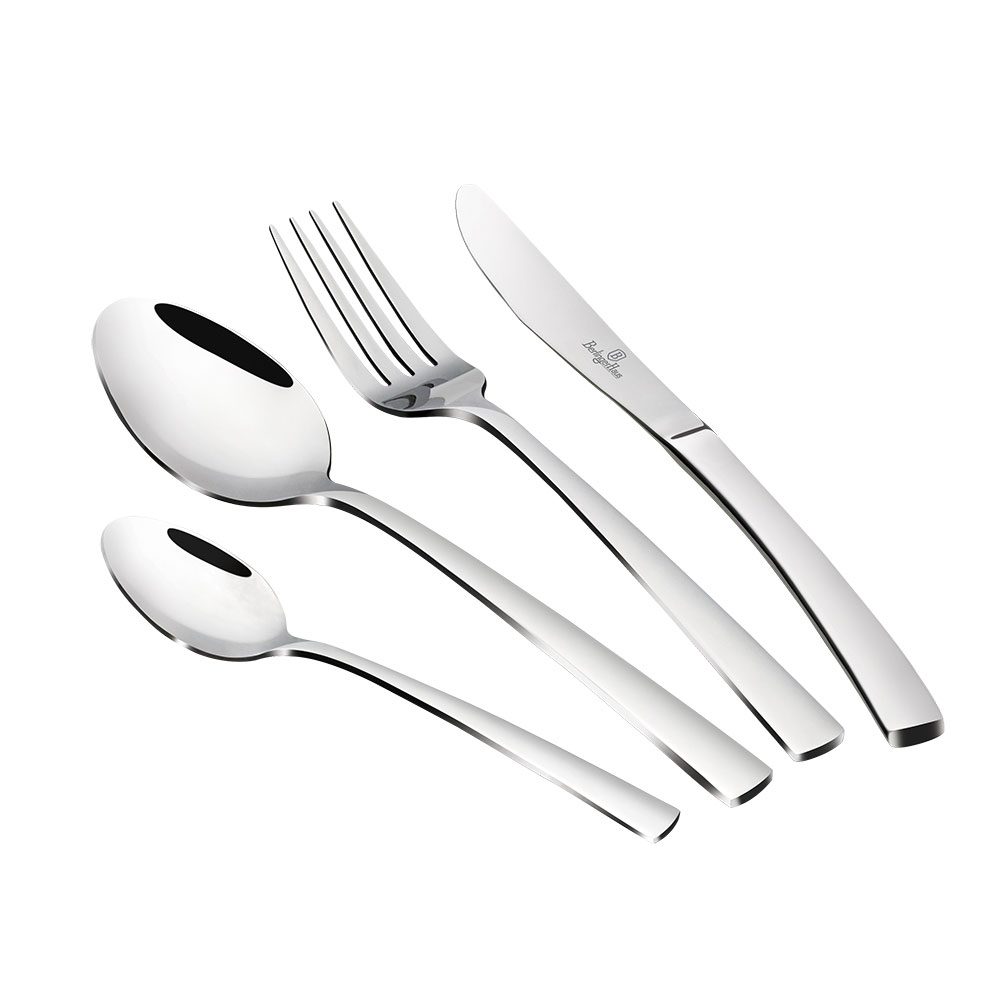 Set tacamuri BERLINGER HAUS BH/2390A, 24 piese, inox, argintiu