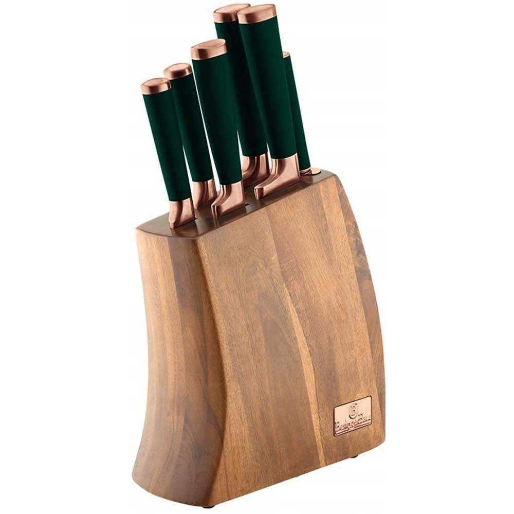 Set cutite BERLINGER HAUS Emerald BH/2645, 7 piese, 9-20cm, verde