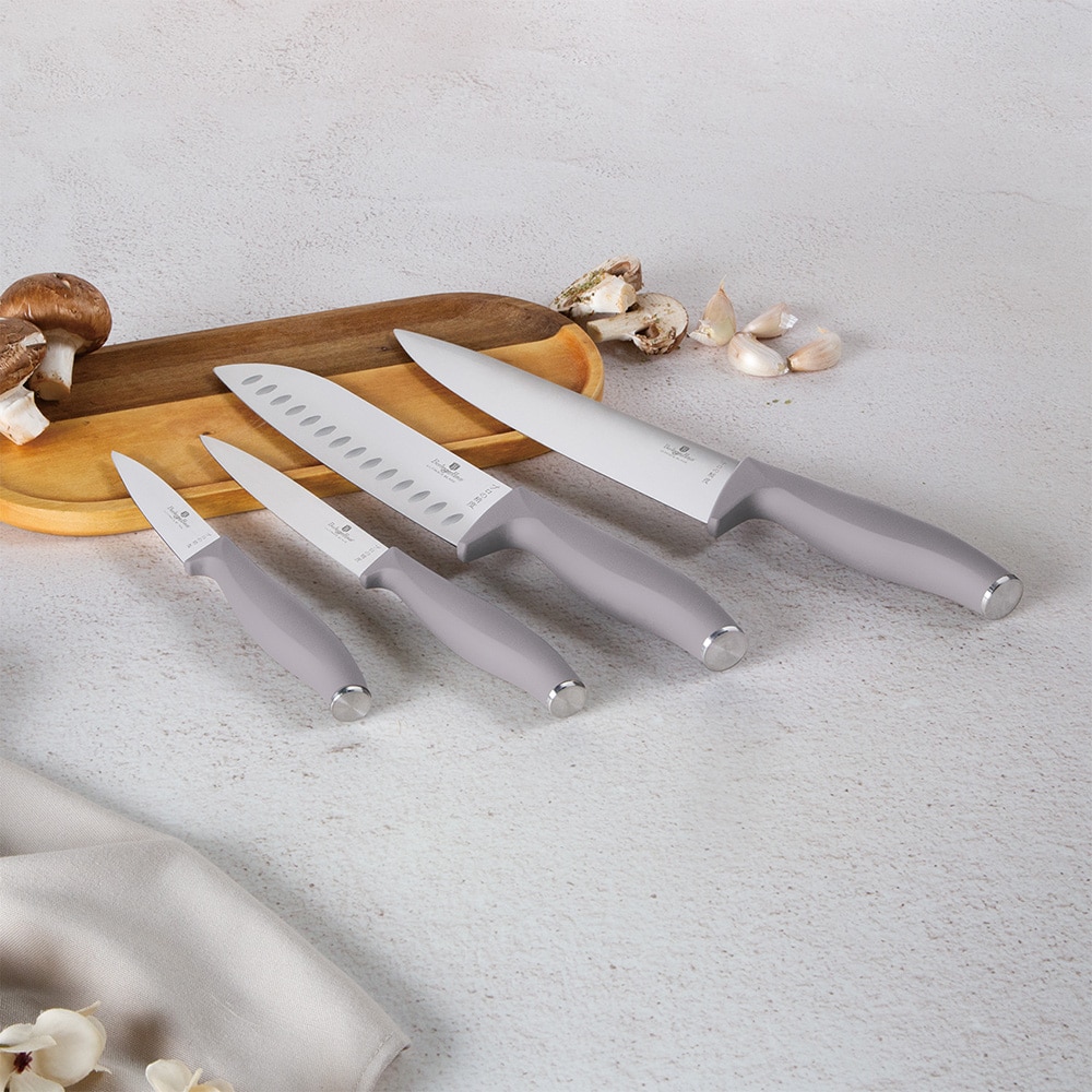 Set cutite BERLINGER HAUS BH/2960, 4 piese, otel, 9-20cm, gri