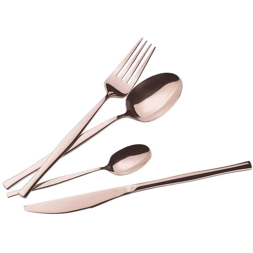 Set tacamuri BERLINGER HAUS BH 3065, 24 piese, otel inoxidabil, rose gold