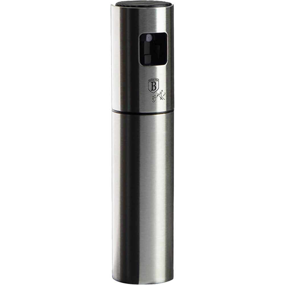 Sticla cu pulverizator pentru ulei BERLINGER HAUS BH/7809, 100 ml, inox, argintiu
