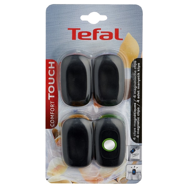 Set 4 clipsuri magnetice TEFAL Comfort TOUCH K0691314, negru