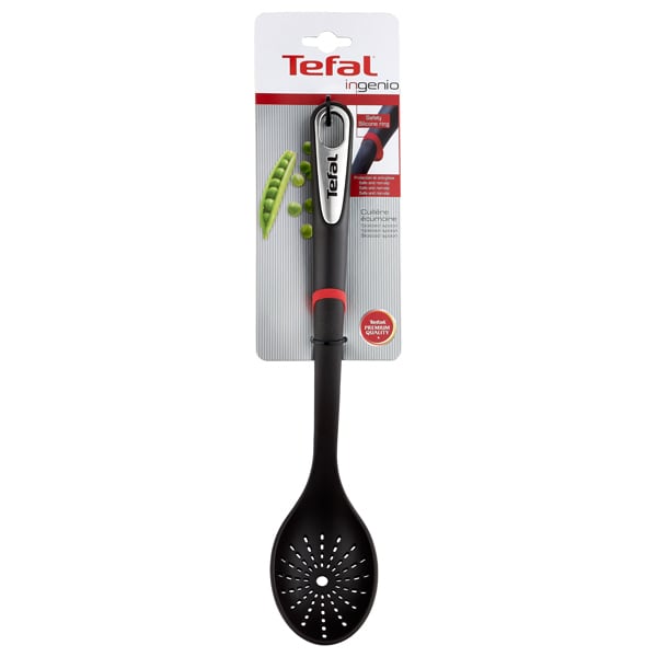 Lingura pentru strecurat TEFAL Ingenio K2060314, 40cm, plastic, negru