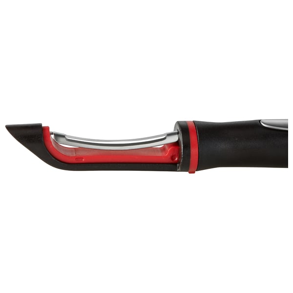 Accesoriu pentru decojit legume si fructe TEFAL Ingenio K2071014, negru-rosu